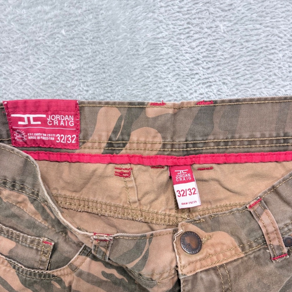 Jordan Craig Camo Straight Leg Pants Men 32x32 Y2K - Picture 4 of 8